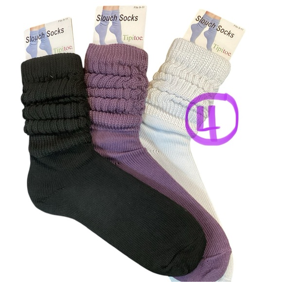 NEW COLOR PACKS! 🍂3 Pair Thick/Chunky Slouch Socks Ladies - Picture 12 of 14